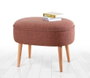 Atelier Del Sofa Puf Bohemio Rojo Teja